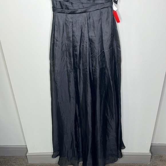 Ieena for Mac Duggal 26527 Ruffle Layered One Shoulder Gown in Black Size 6 NWT! - Picture 12 of 13